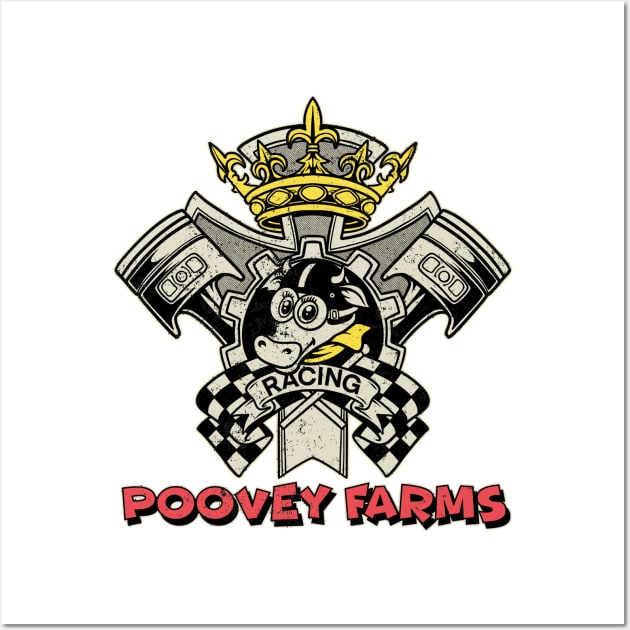 Poovey Farms Racing Vintage Wall Art by asterami